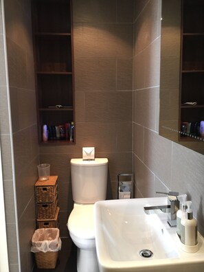 Apartemen Keluarga, 1 kamar tidur | Kamar mandi | Shower, perlengkapan mandi gratis, pengering rambut, dan handuk