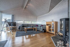 豪華單棟房屋, 3 間臥室 | 客廳 | 平面電視、加熱地板