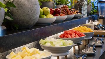 Daily buffet breakfast for a fee
