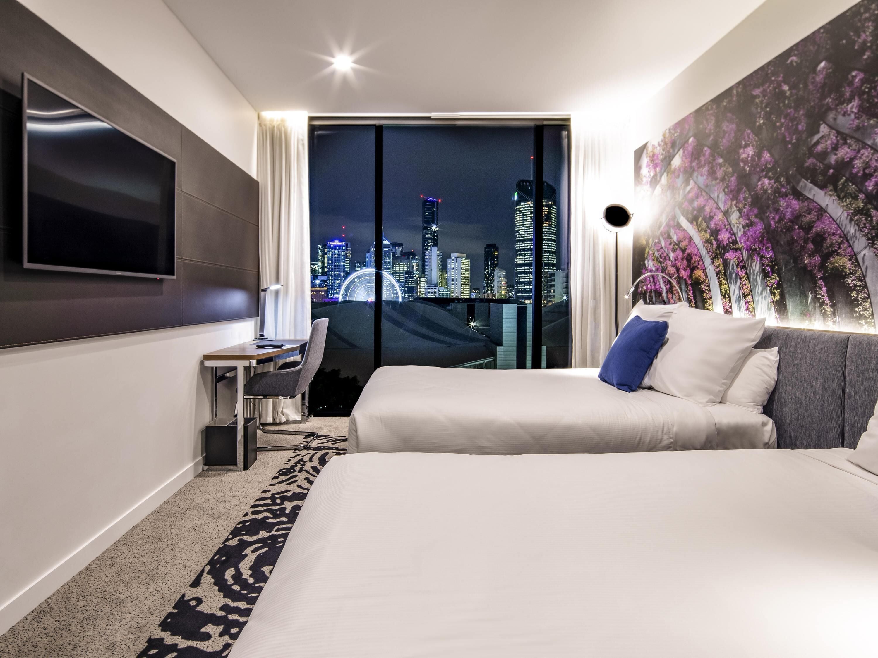 Premier Double Room, 2 Double Beds, City View ('N' Room) | Hypo-allergenic bedding, minibar, in-room safe, desk