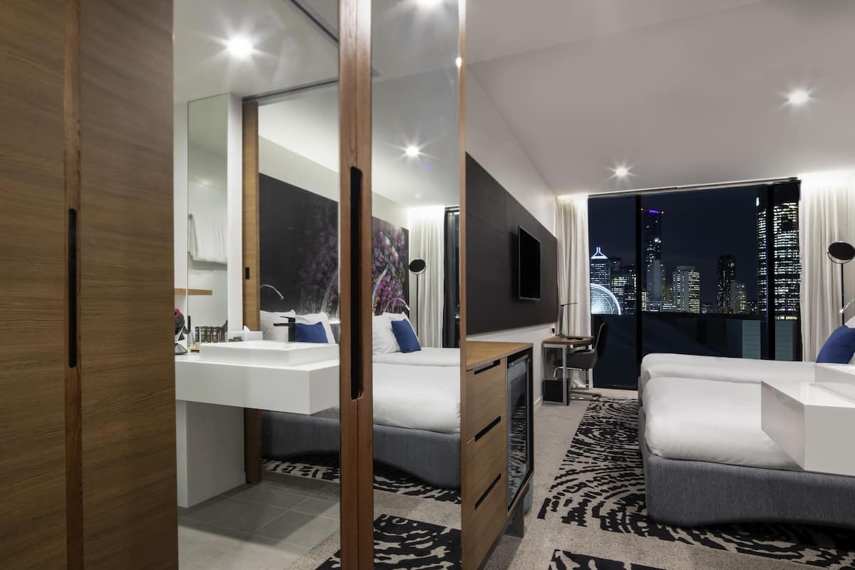 Premier Double Room, 2 Double Beds, City View ('N' Room) | 1 bedroom, hypo-allergenic bedding, minibar, in-room safe