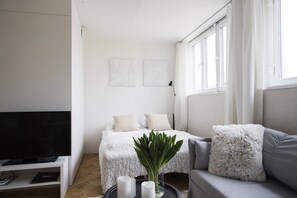 Penthouse Deluxe | 1 habitación, escritorio, tabla de planchar con plancha y wifi gratis