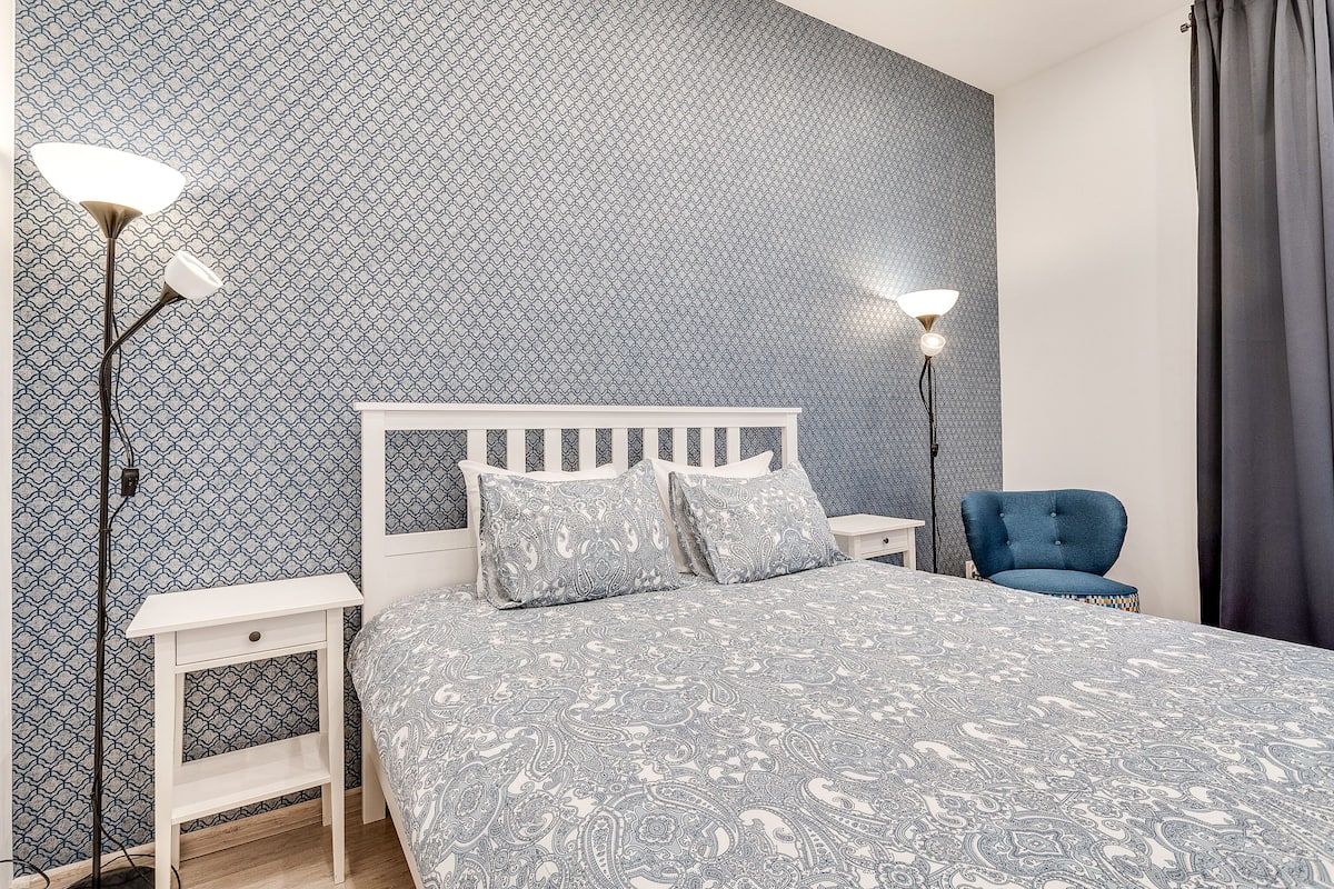 Leilighet – premium, 1 soverom, privat bad | Blendingsgardiner, strykejern/-brett og wi-fi (inkludert)