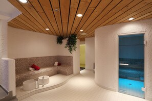 Sauna, banyera d'hidromassatge i bany turc 