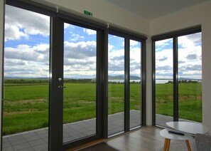 Panoramic Cabin, 1 Queen Bed, Kitchenette, Lake View | Lake view - Austurey cottages (Bláskógabyggd)