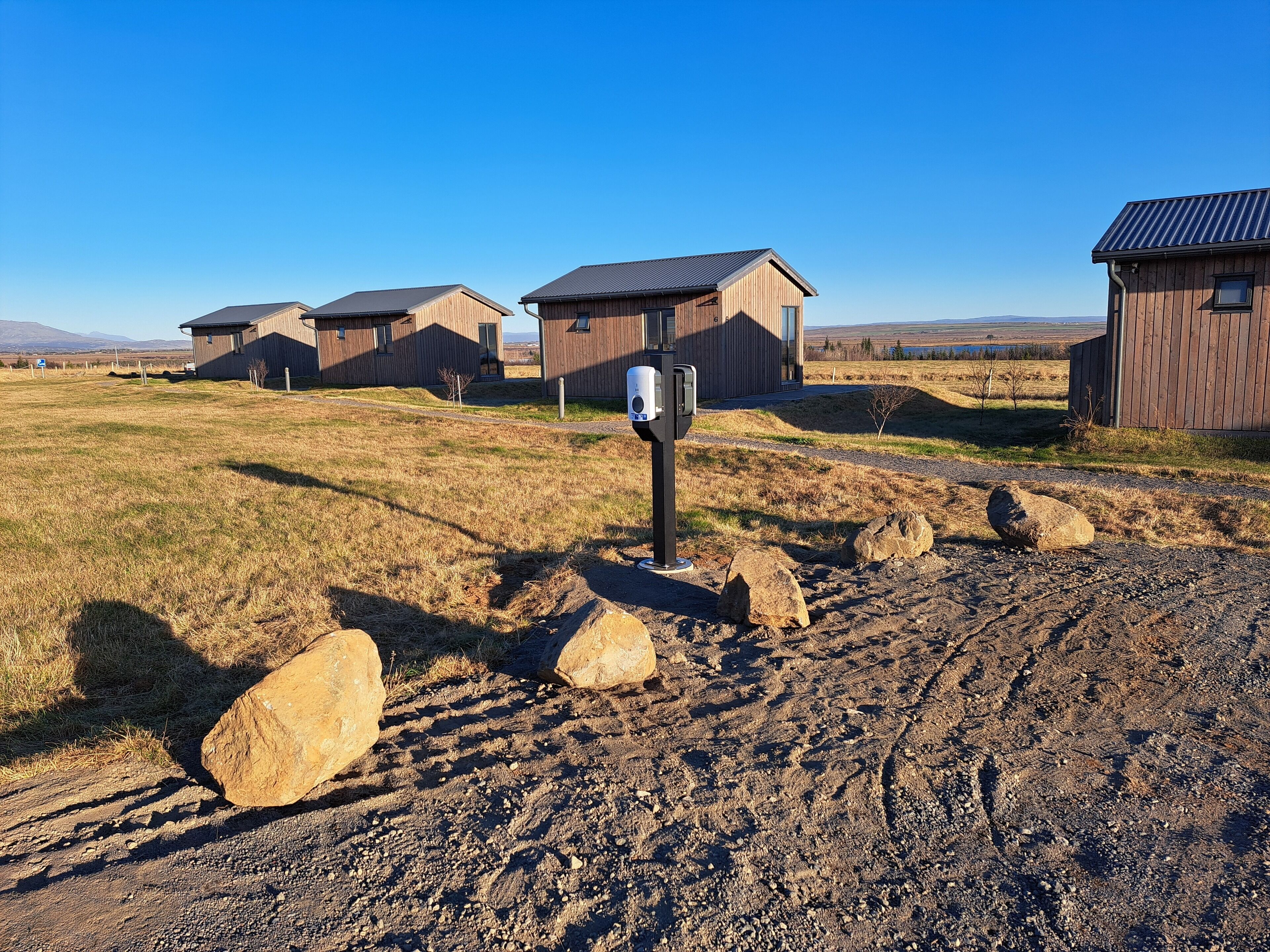 Punto de recarga de coches eléctricos