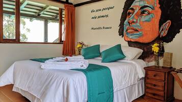 Deluxe Double Room, 1 Queen Bed, Pool Access, Valley View