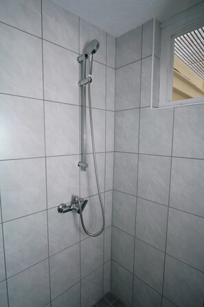 Hair dryer, towels
