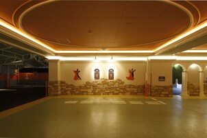 Interior entrance