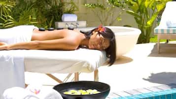 Body treatments, aromatherapy, hot stone massages, deep-tissue massages