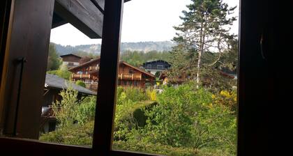 Großes familienfreundliches Chalet mit Panoramablick auf die Berge
