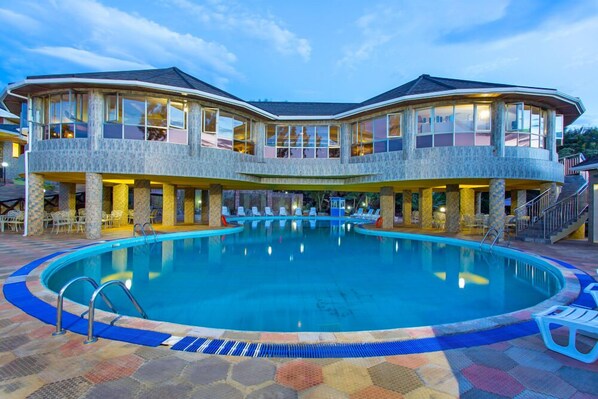 Vue depuis l’hébergement