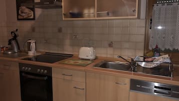 Apartment, Kitchen | Private kitchen | Fridge, microwave, oven, stovetop