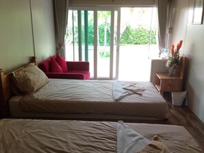 Värdeförvaringsskåp på rummet, extrasängar och gratis wi-fi