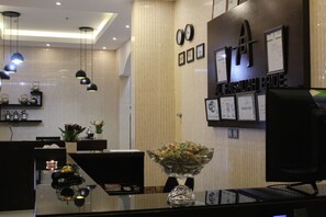 Check-in/check-out kiosk - Aros Alfaisaliah Furnished Units (Dammam)