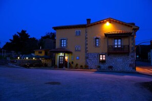 Front of property - evening/night