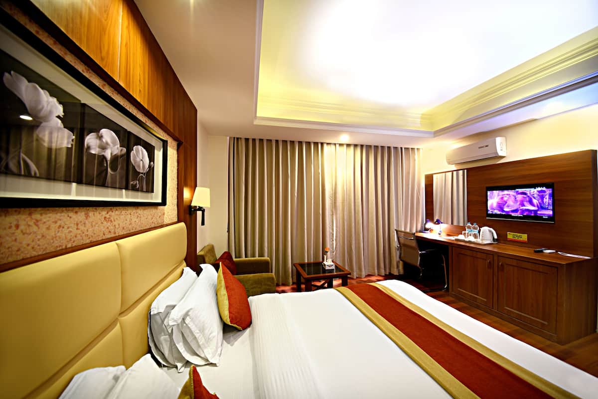 Deluxe-Doppelzimmer, 1 Schlafzimmer | 1 Schlafzimmer, hochwertige Bettwaren, Minibar, Zimmersafe