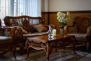 Sala de estar en el lobby