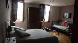 Individually decorated, individually furnished, desk, blackout curtains