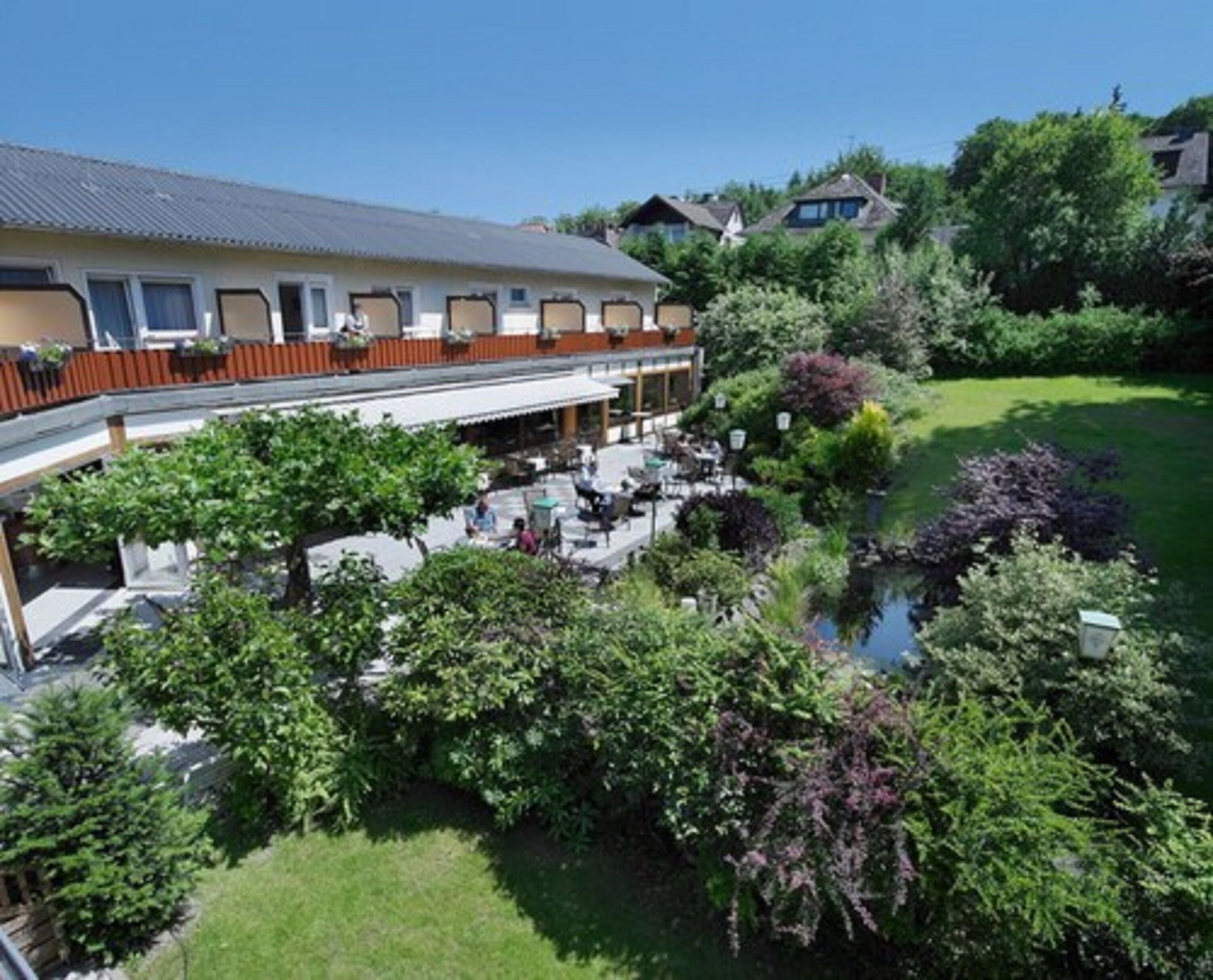 Blick von der Unterkunft