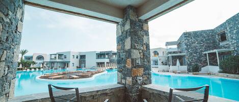 Superior Double or Twin Room, Pool Access, Ground Floor | Terrace/patio