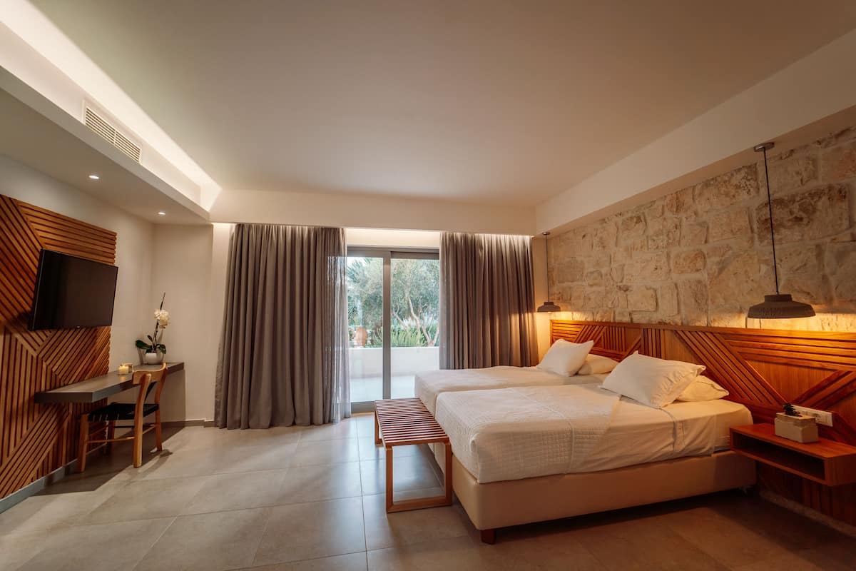 superior double or twin room, pool access, ground floor | 1 bedroom, premium bedding, down duvets, in-room safe