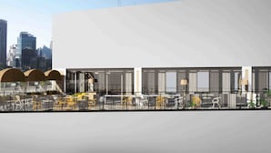 A modern building with large windows and a flat roof. - Louis Kienne Hotel Pemuda (Semarang)