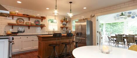 Rumah, 3 kamar tidur, perapian | Dapur pribadi | Lemari es, microwave, oven, dan kompor