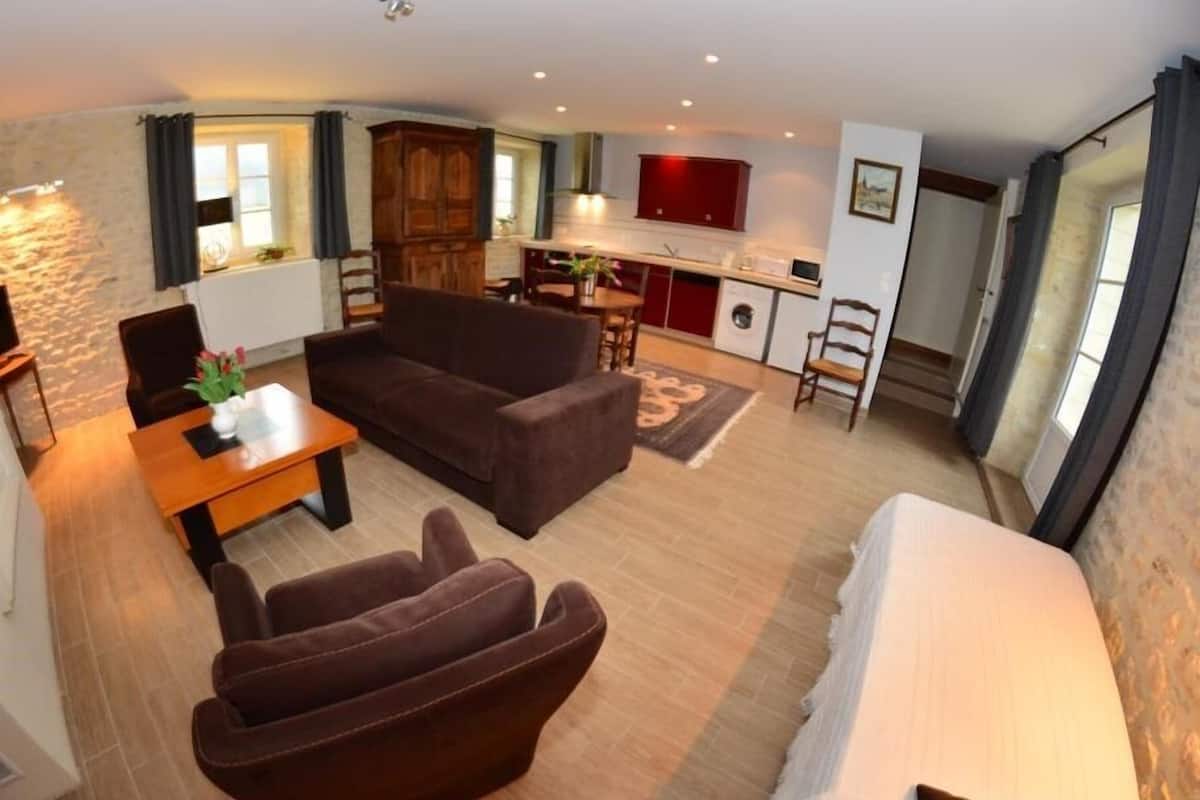 Superior appartement, en-suite badkamer, uitzicht op tuin | 1 slaapkamer