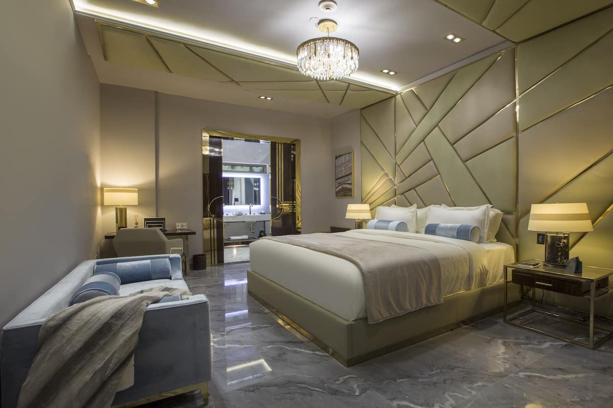 Design Suite Interior | Bộ trải giường bằng vải Frette của Ý, bộ đồ giường cao cấp 
