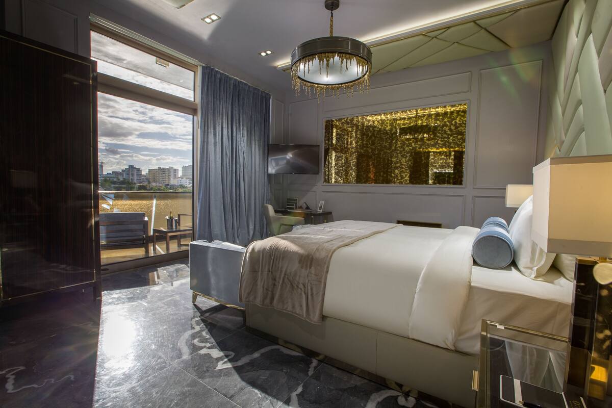 Phòng | Bộ trải giường bằng vải Frette của Ý, bộ đồ giường cao cấp 