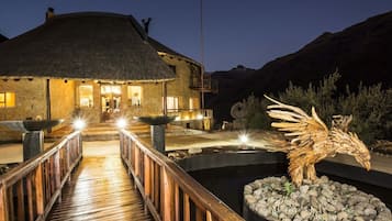 Front of property - evening/night