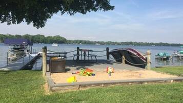 Cottage, 3 Bedrooms, Lakeside | Dock