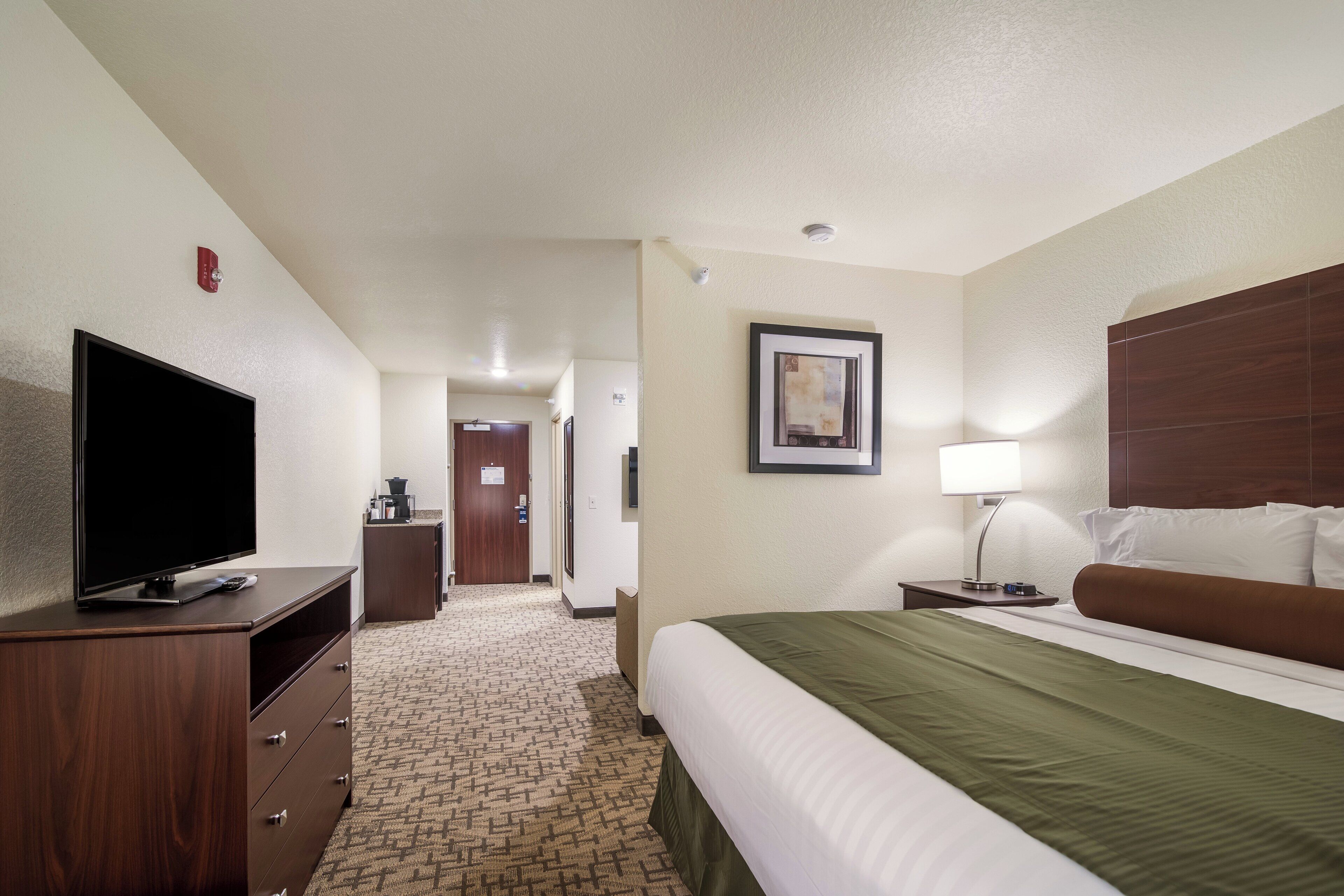 Premium bedding, down duvets, pillow-top beds, in-room safe