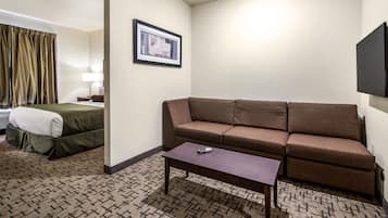 Studio Suite, 1 King Bed with Sofa bed, Accessible, Non Smoking | Premium bedding, down comforters, pillowtop beds, in-room safe