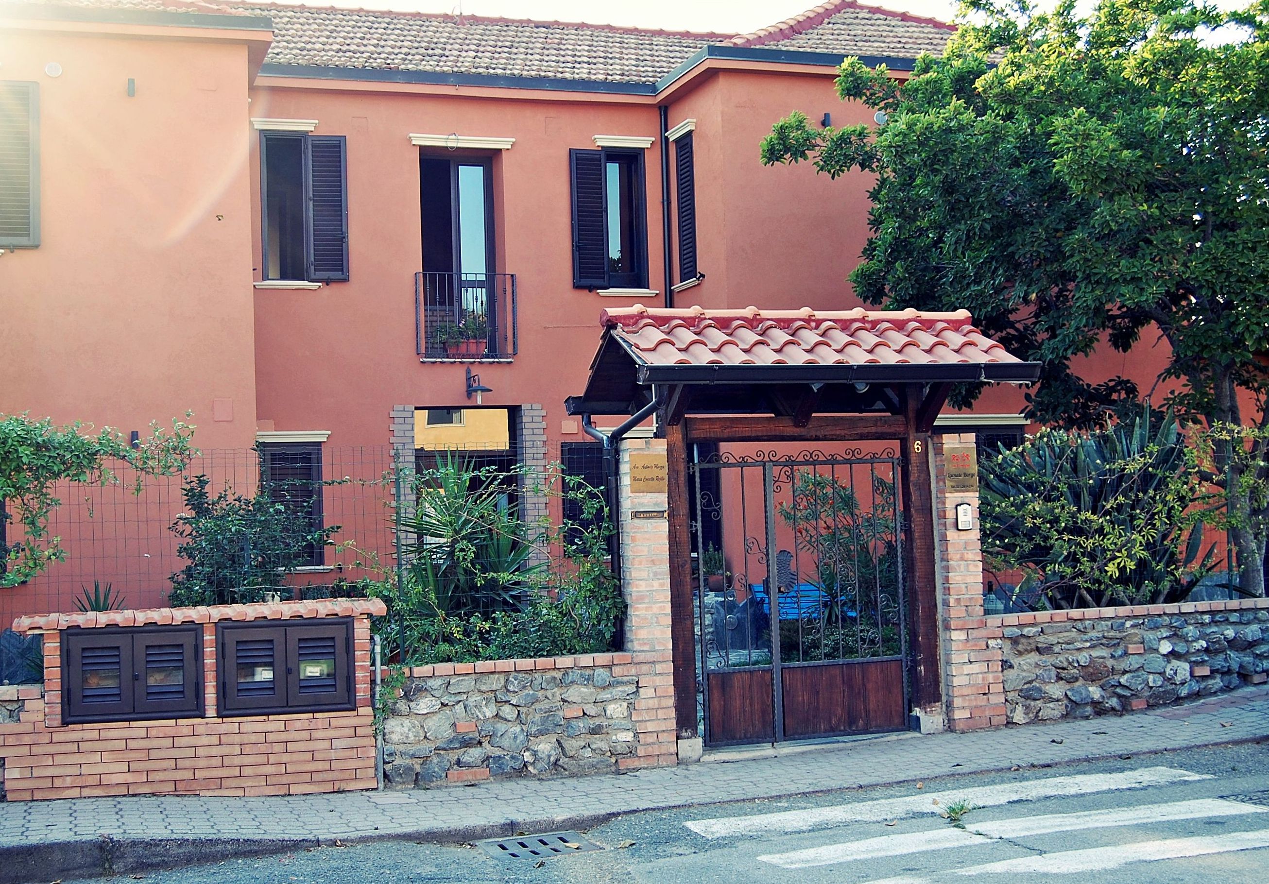 Fassade der Unterkunft