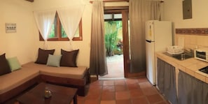 Standard Studio Suite, 1 Double Bed | Living area | Flat-screen TV
