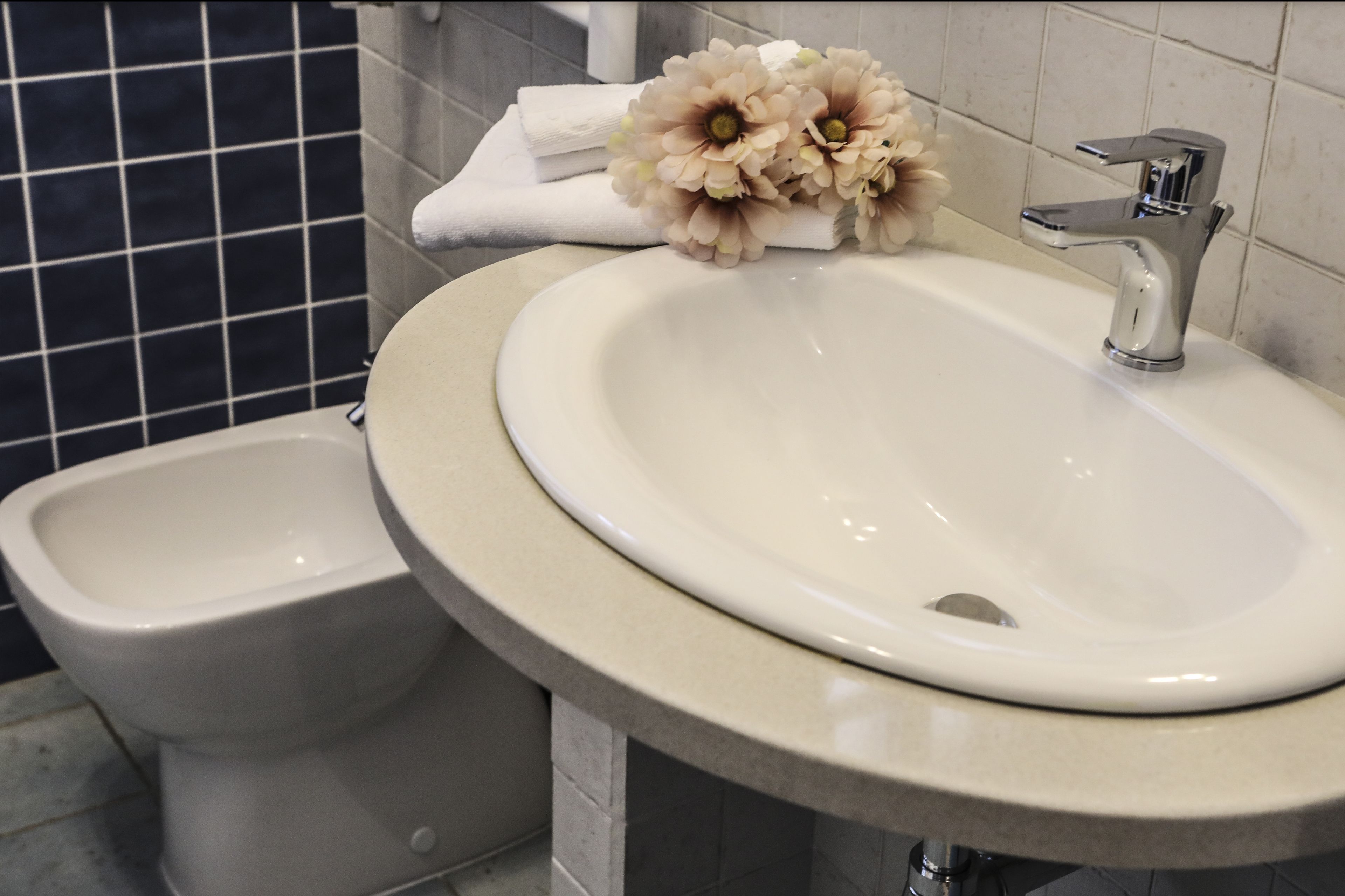 Dusche, kostenlose Toilettenartikel, Haartrockner, Bidet