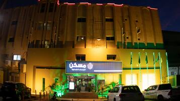 Front of property - evening/night