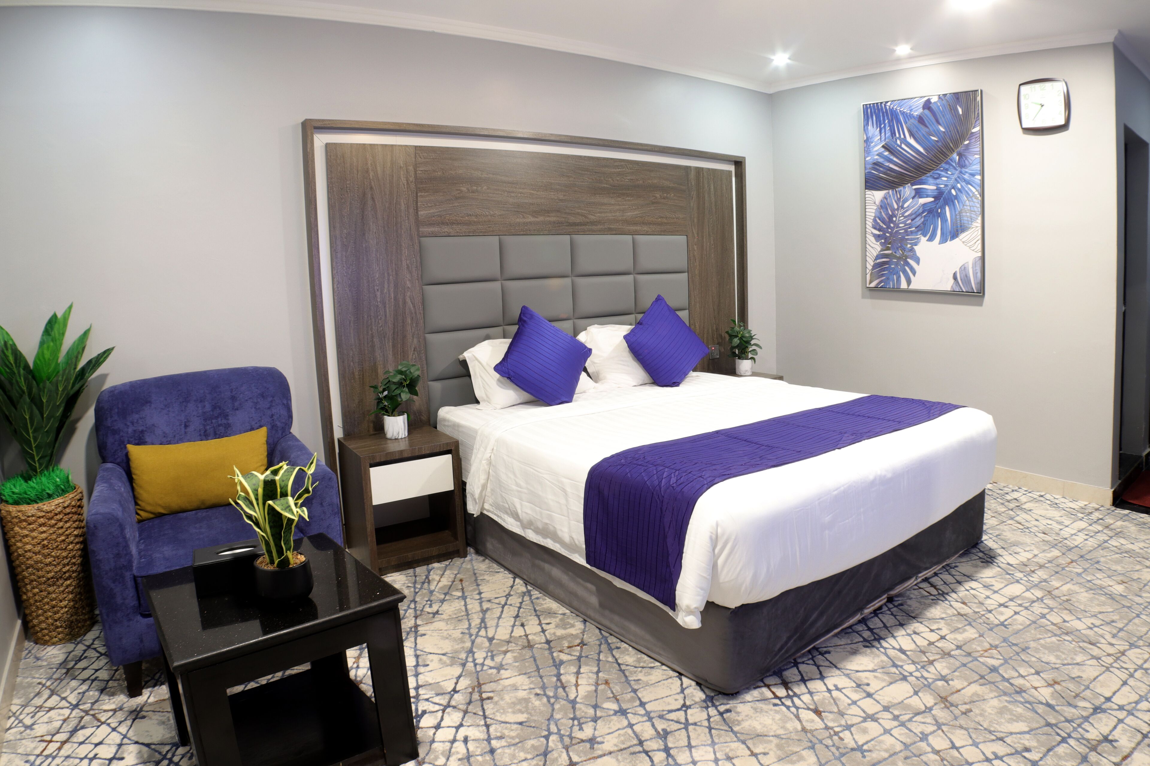 Dobbeltværelse med dobbeltseng eller 2 enkeltsenge | Egyptiske bomuldslagner, premium-sengetøj, mørklægningsgardiner