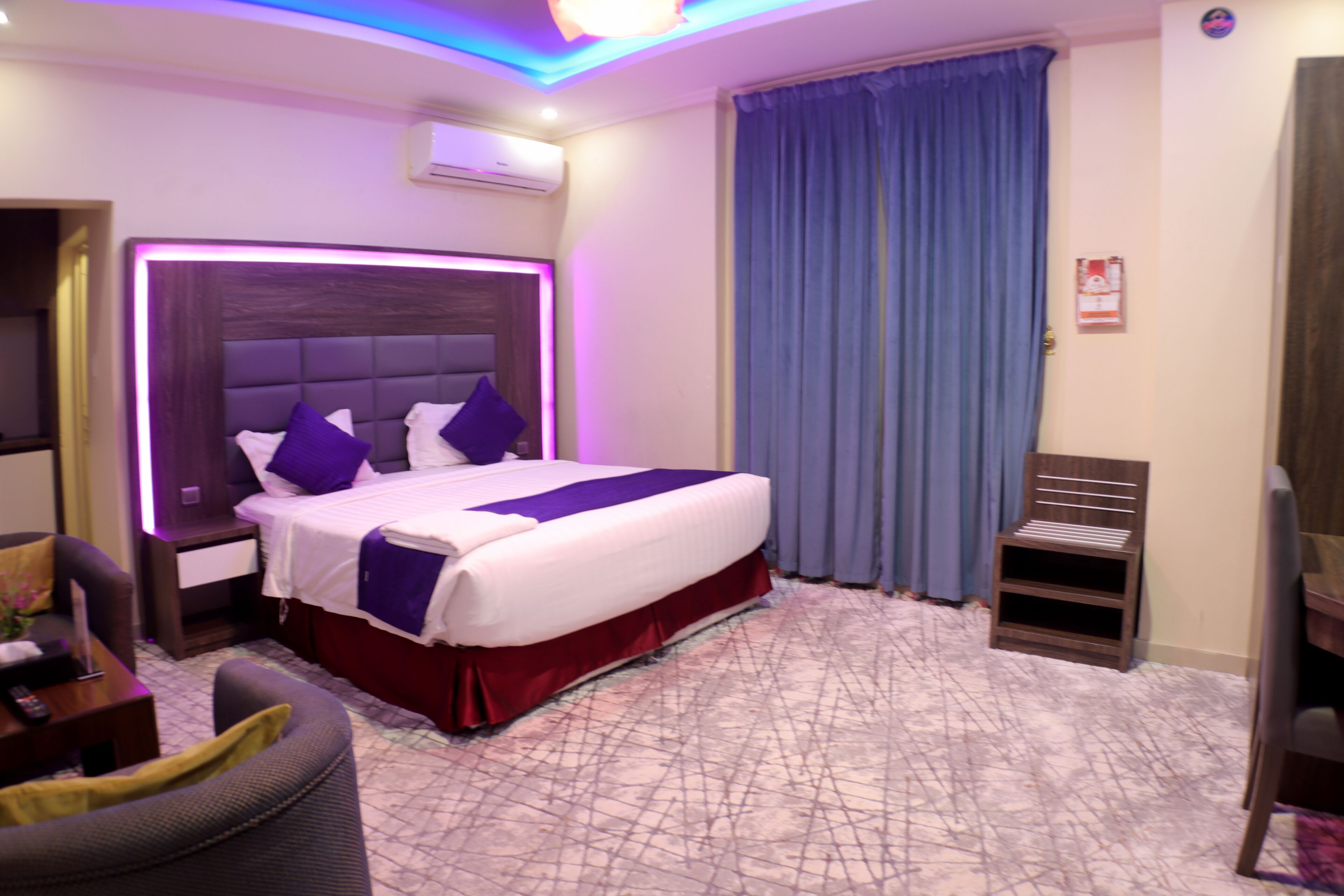 Blackout curtains, iron/ironing board, free WiFi