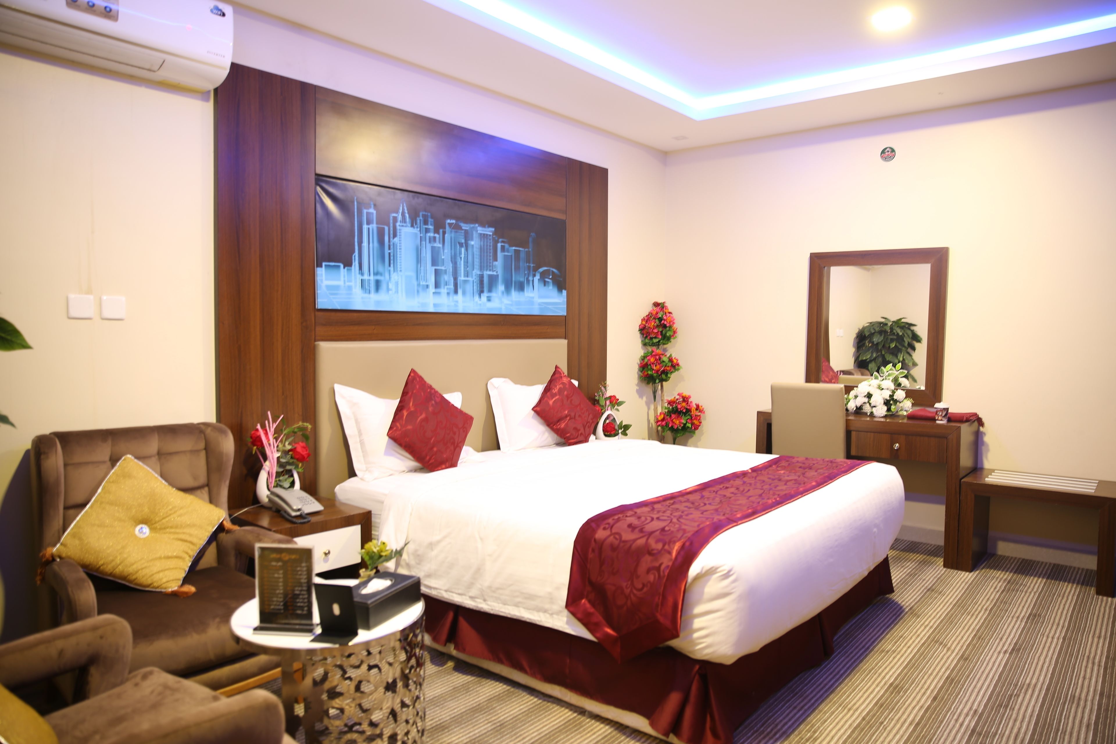 Premium bedding, individually decorated, individually furnished