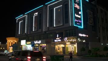 Front of property - evening/night