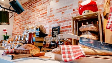 Daily buffet breakfast (EUR 14 per person)