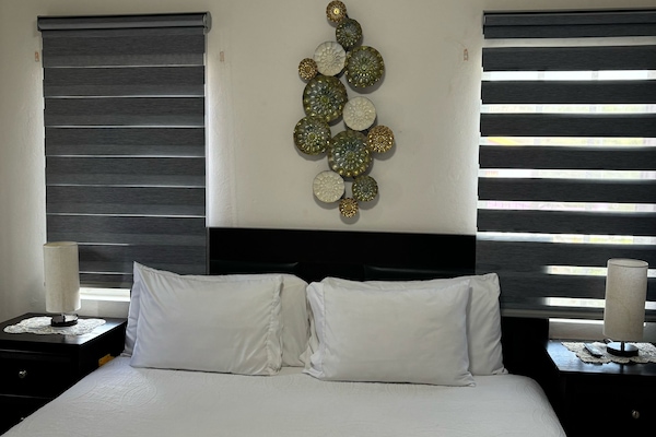 Apartment, 1 King Bed | 1 bedroom, desk, blackout drapes, iron/ironing board