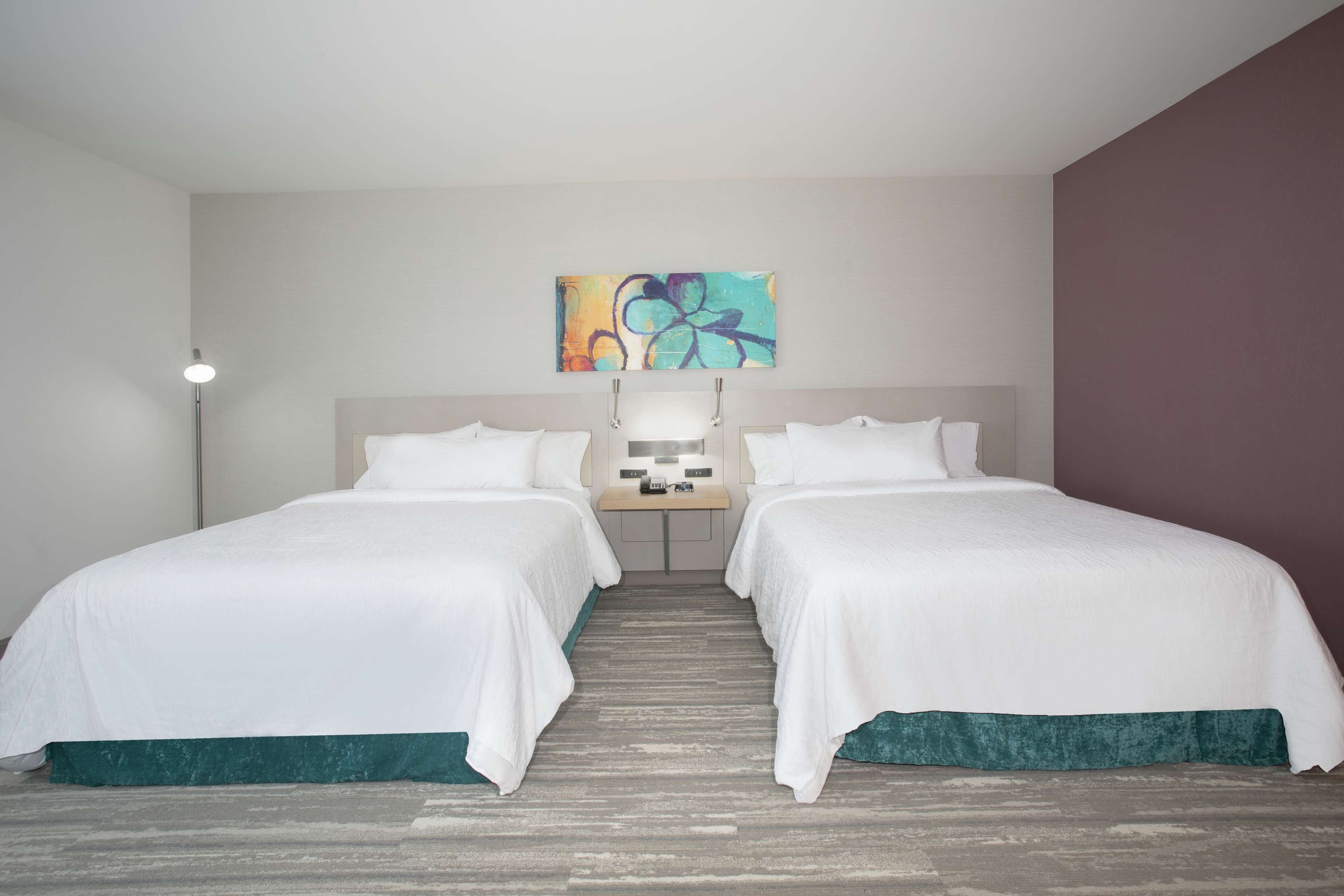 room, 2 queen beds, accessible, corner (roll-in shower) | premium bedding, down duvets, tempur-pedic beds, in-room safe