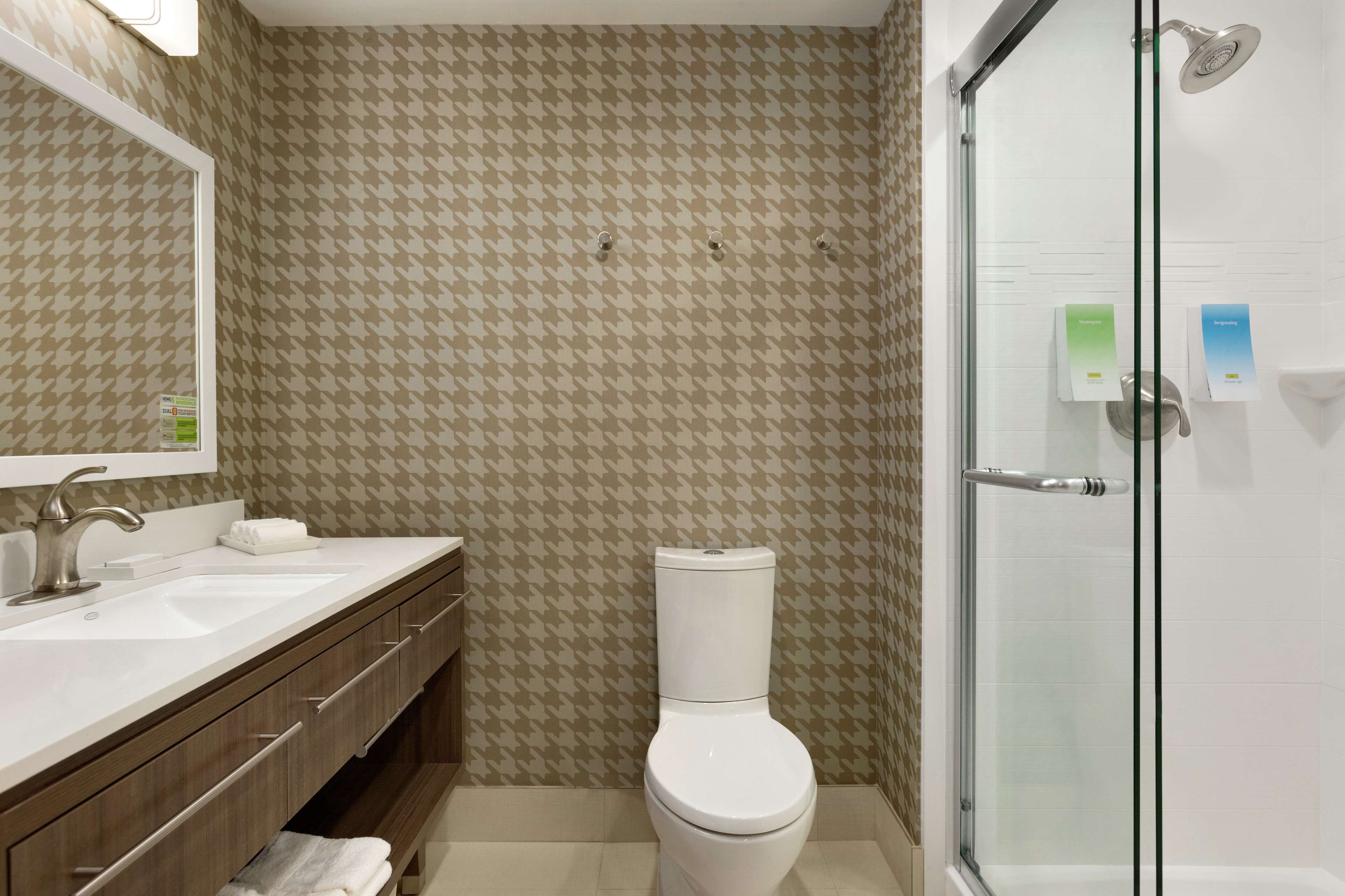 free toiletries, hair dryer, towels