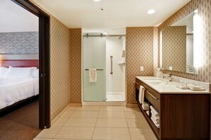 Suite, 1 Bedroom | Bathroom shower - Home2 Suites by Hilton Victorville (Victorville)