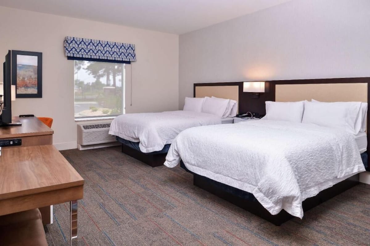 In-room safe, desk, laptop workspace, blackout drapes