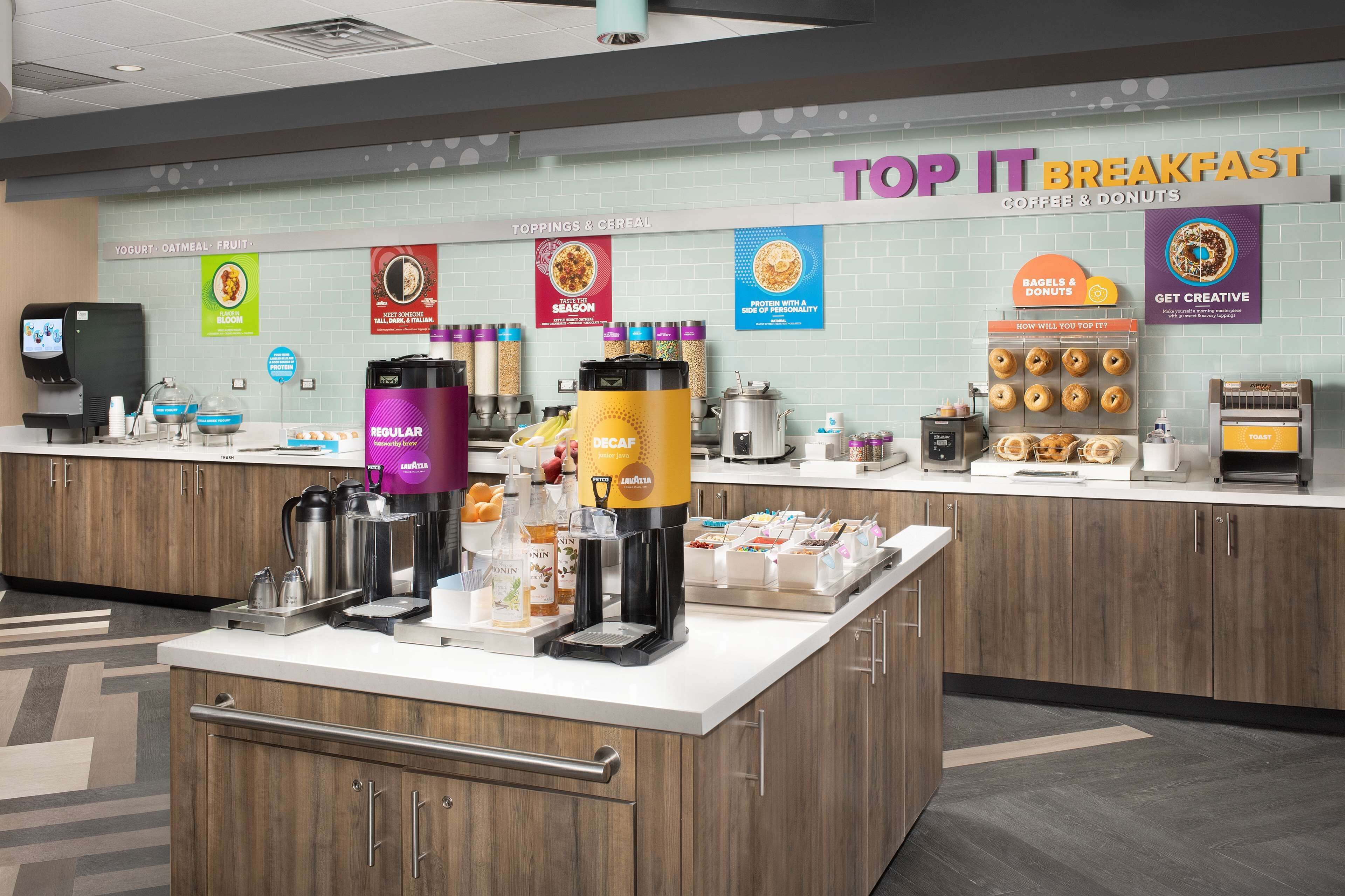 Free daily buffet breakfast